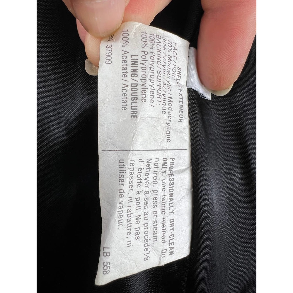 Vintage Monterey Fashions faux fur womens jacket EUC Medium - Picture 8 of 8